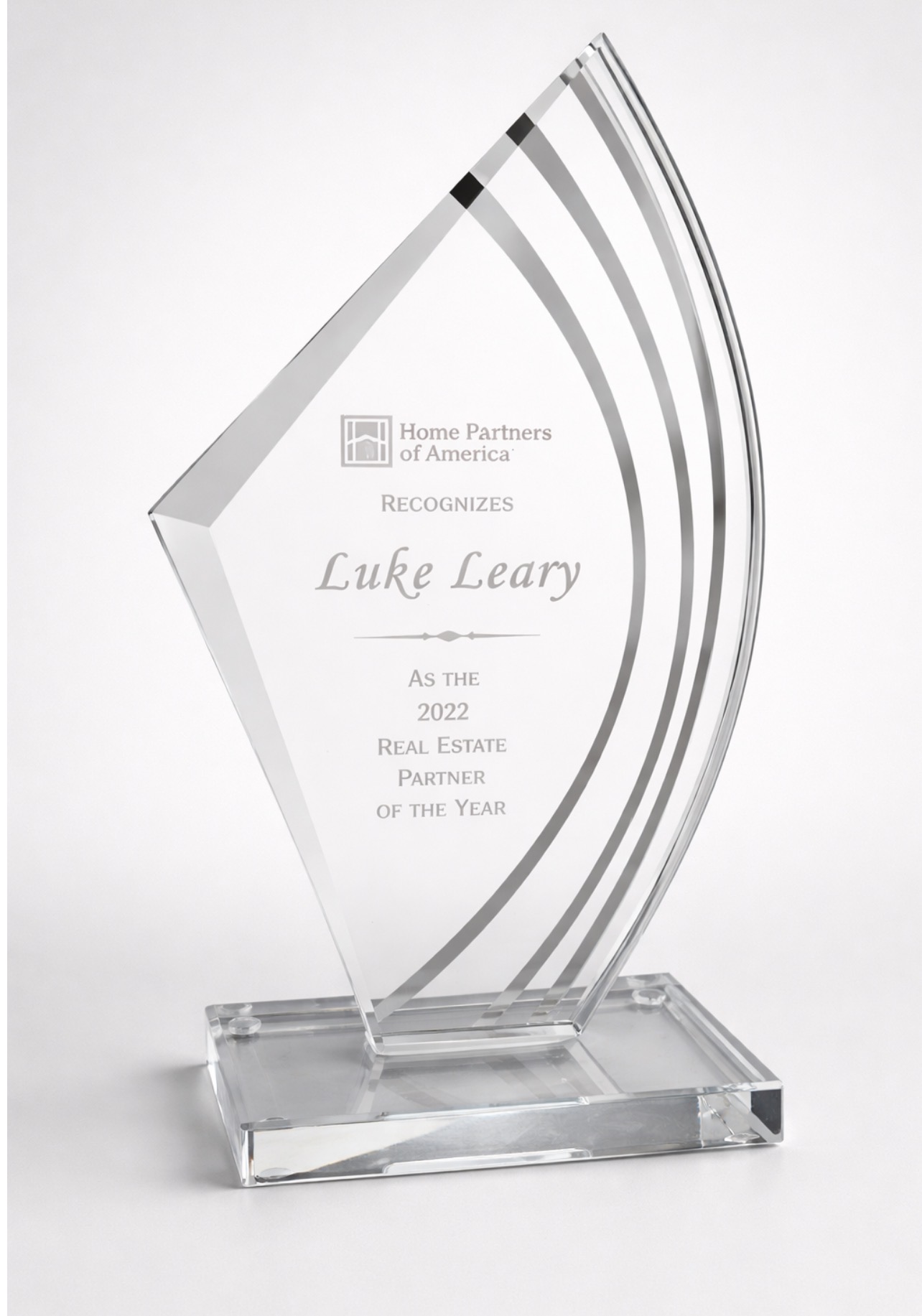 Home Partners of America - Real Estate Partner of the Year Award